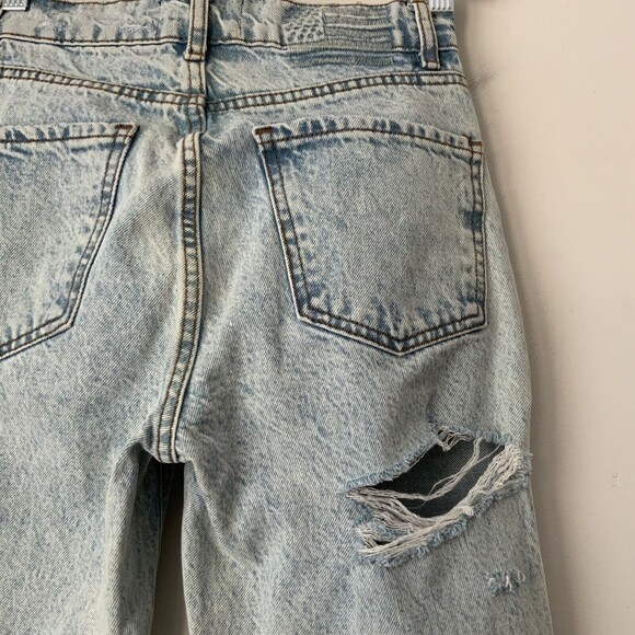 Revice Jeans Butt Cut Distressed Button Fly Straight Leg Blue 24 - Picture 12 of 13